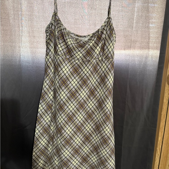 UNIF Checkered Strappy Dress - Picture 1 of 3